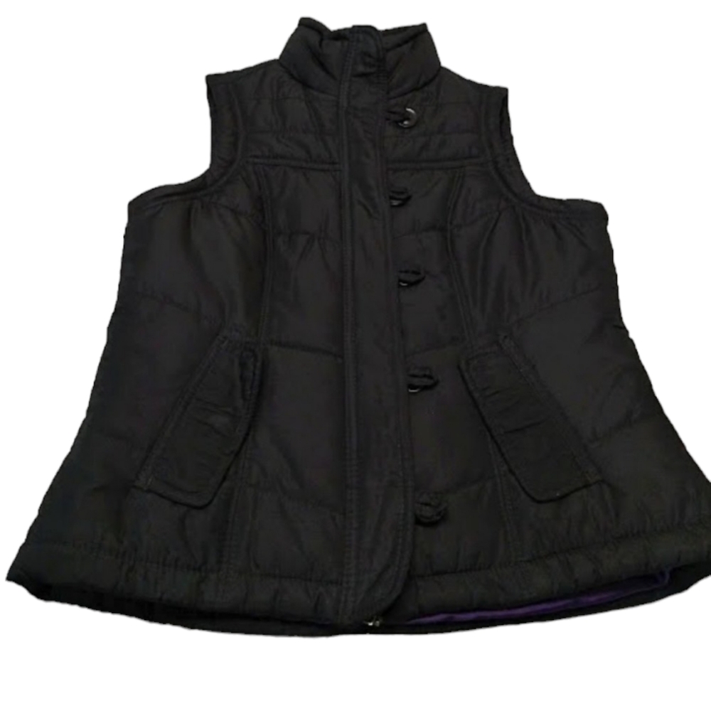 Sonoma Black Puffer Vest Size S‎